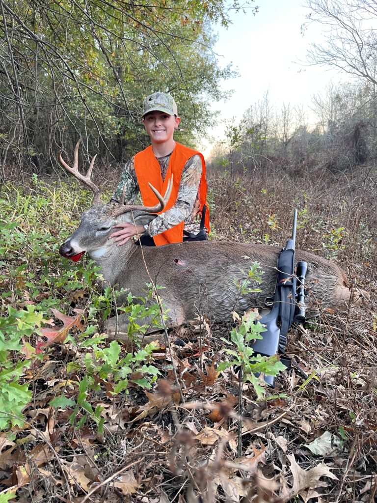 Youth takes down buck