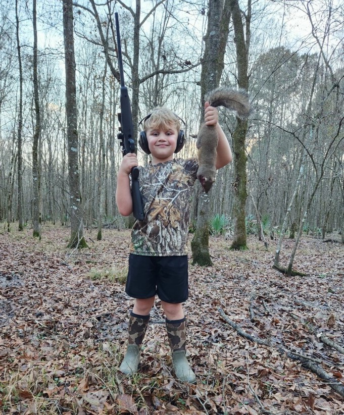 Cole's First Squirrel
