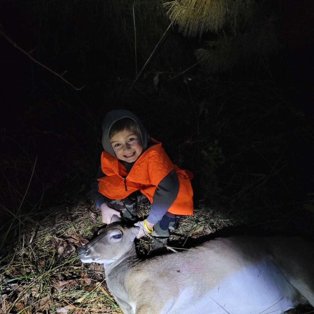 Caleb's first deer