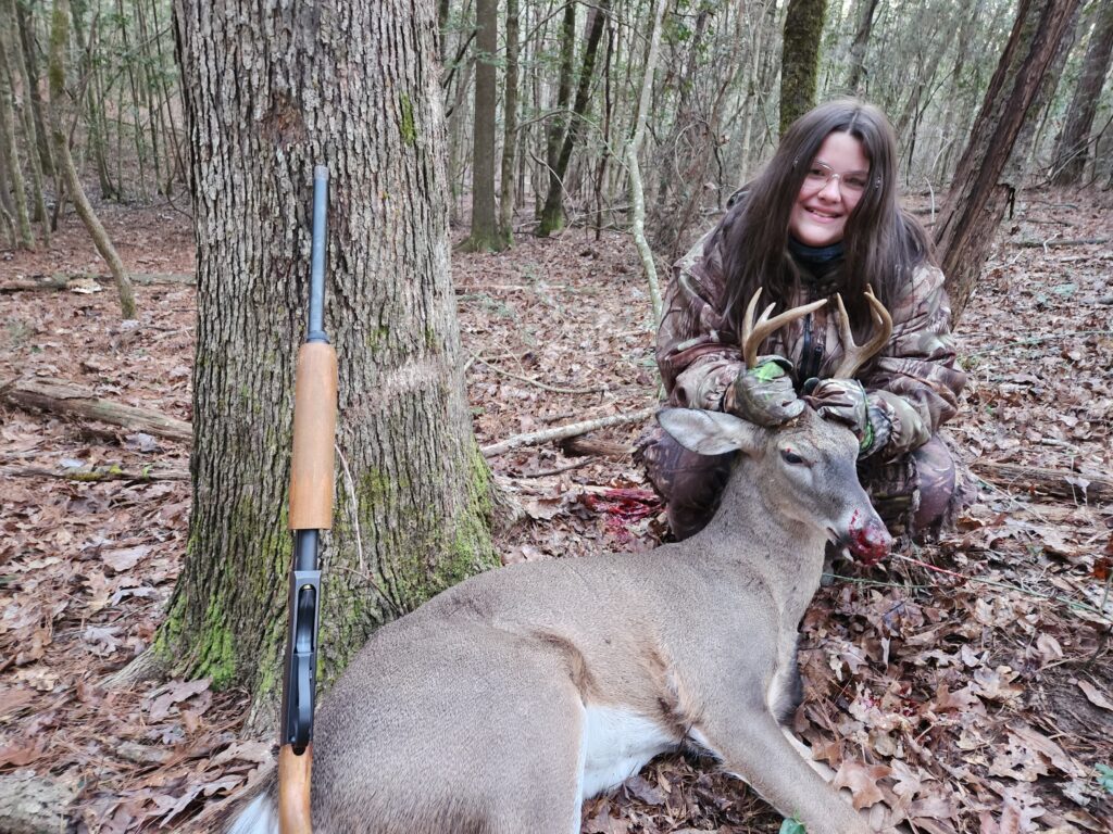 Emma's first deer