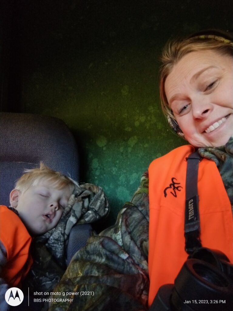 Hunting with my grand baby
