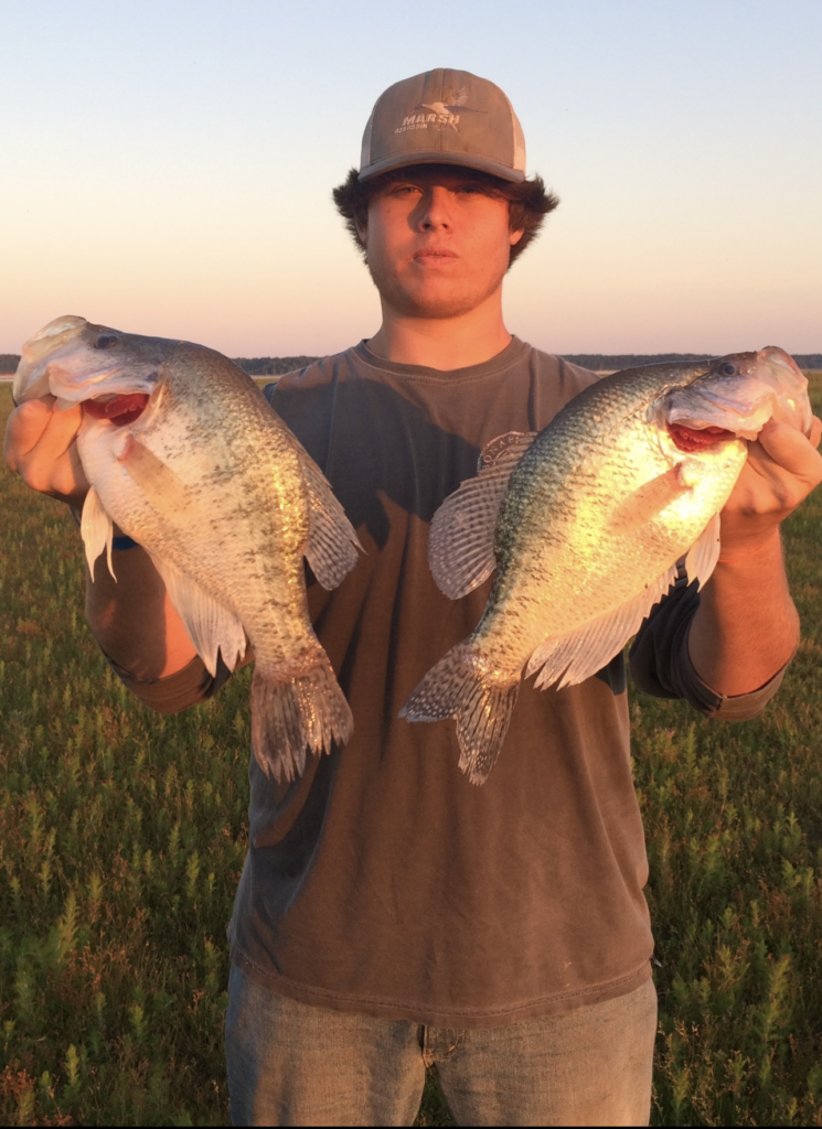 Back to back 3 pound crappie