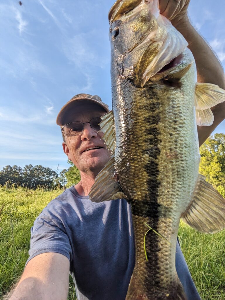 Farm pond excitement