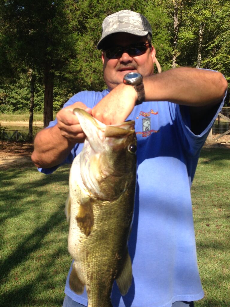 A handful of fish!