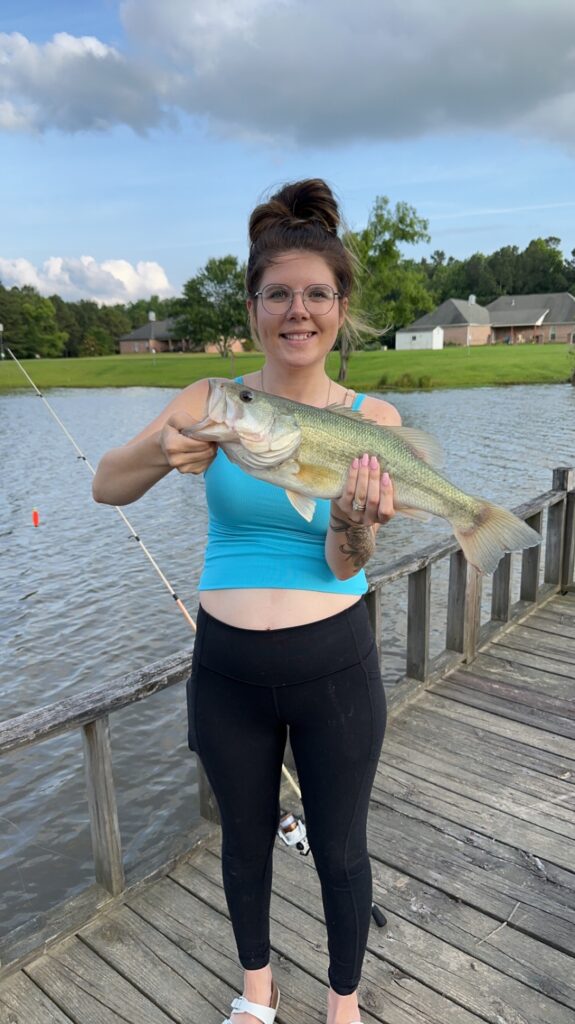 Pro pregnant angler