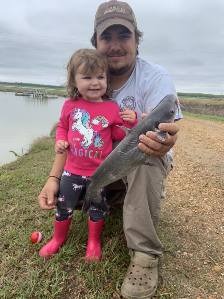 My daughter Ryleigh first fish