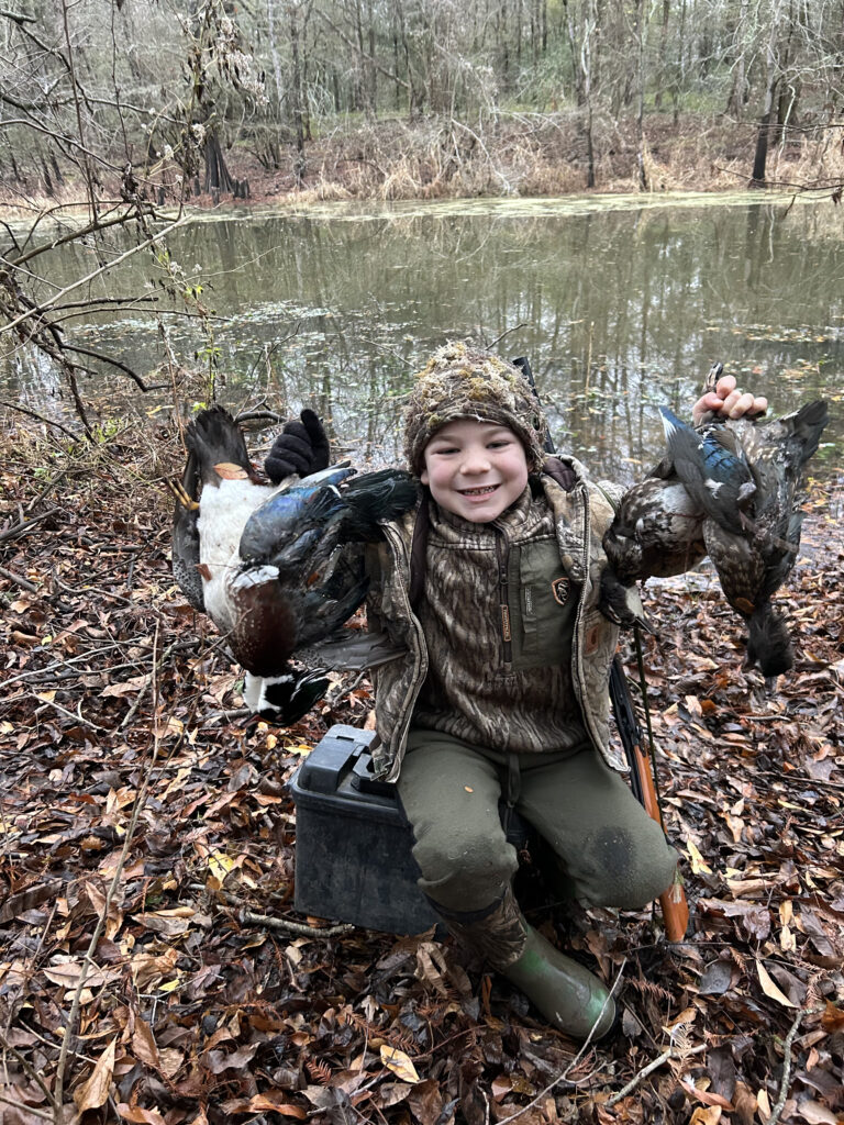 Rhett's first duck hunt!