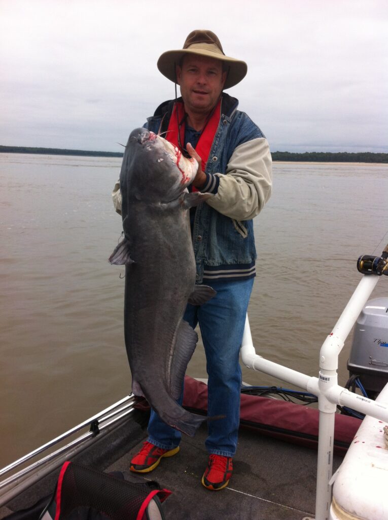 Fishing on the Mississippi River