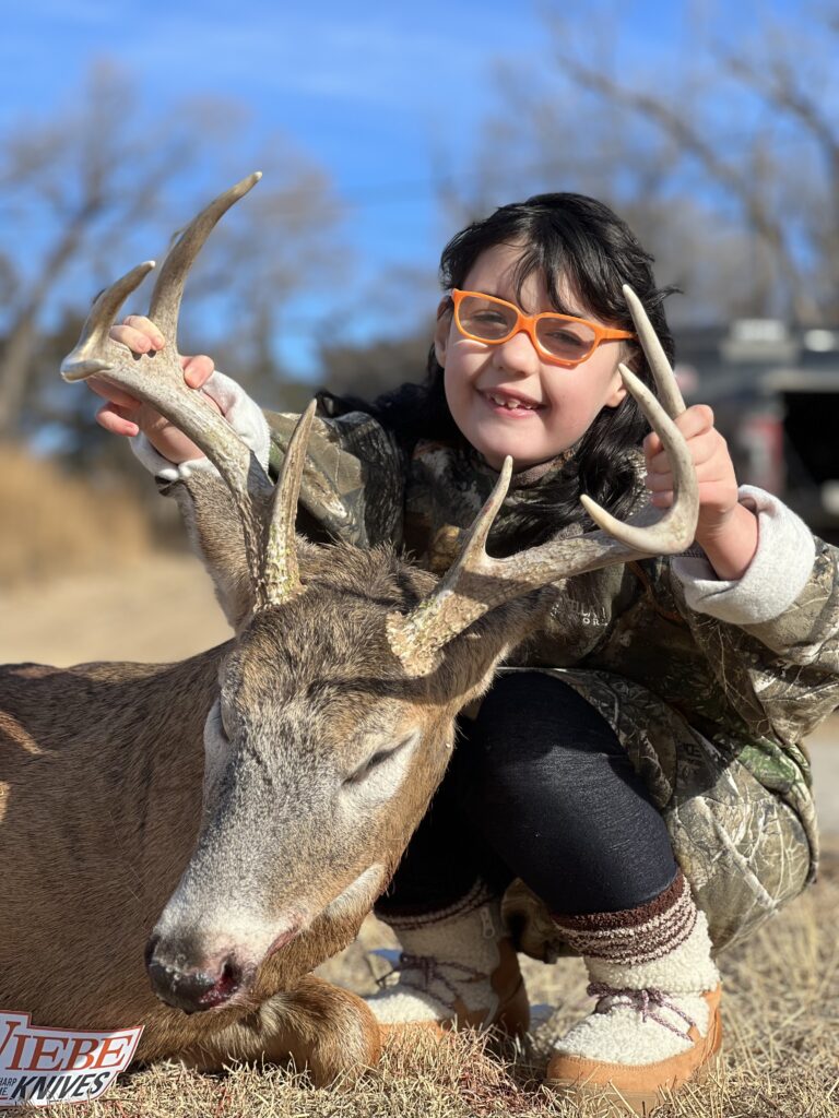 Reese’s first deer age 6 crossbow