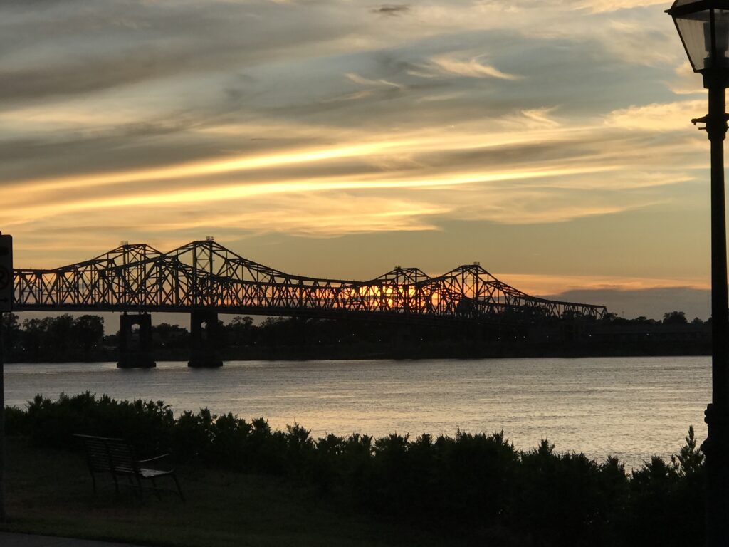 Mighty Mississippi at Sunset