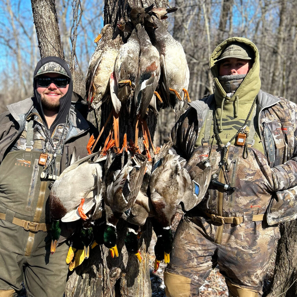 Sunflower River ducks. MS Freeze 2024