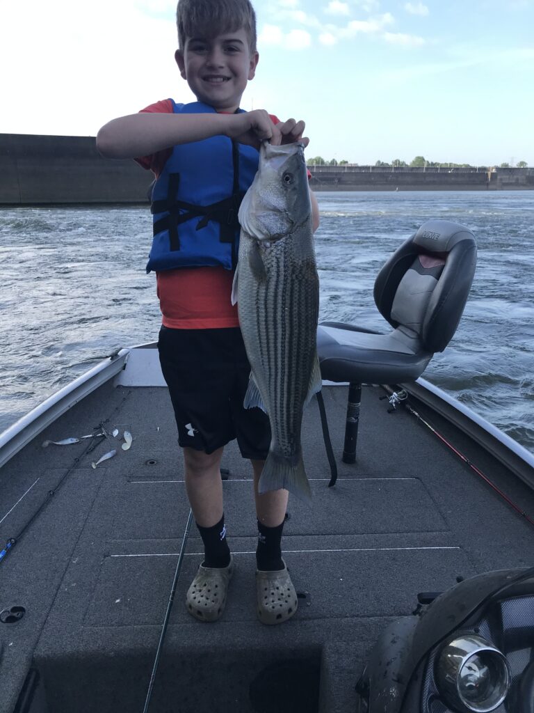 Bo Didly with a big striper
