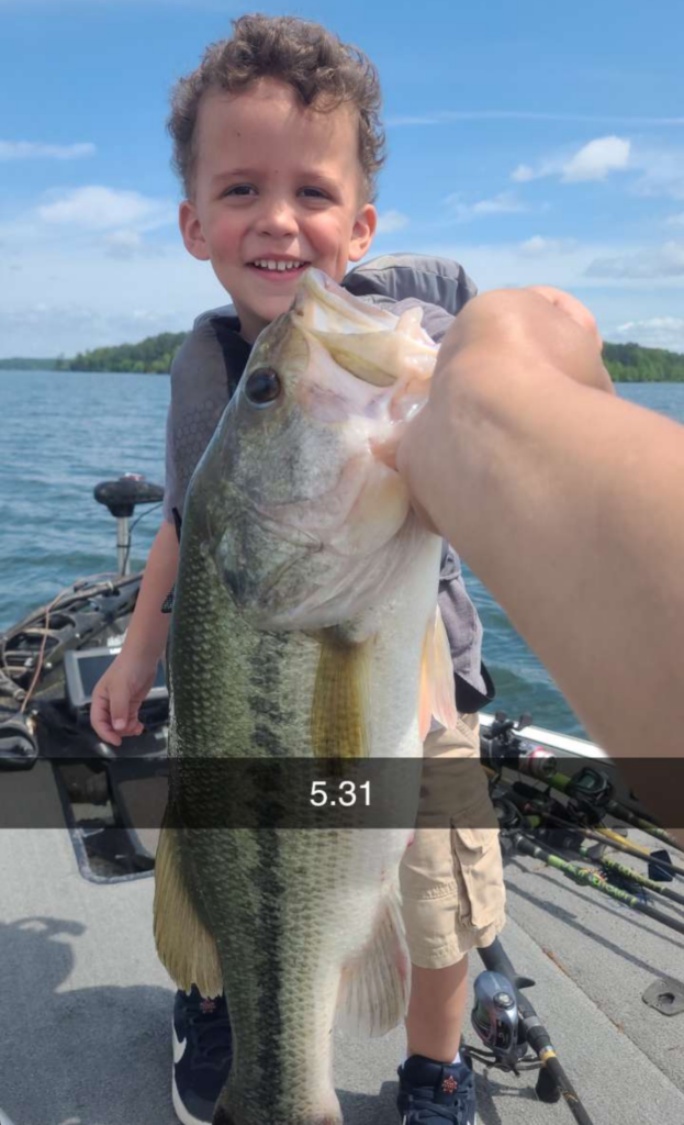 My son Easton