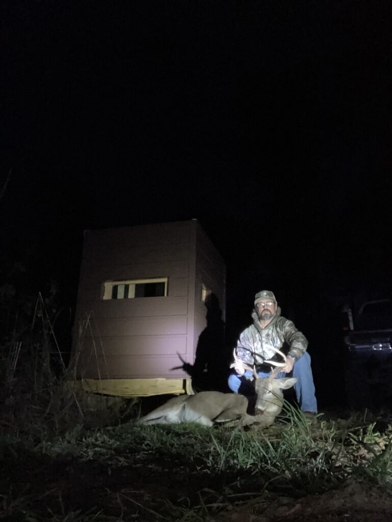 Nice 6 point in my new stand I built