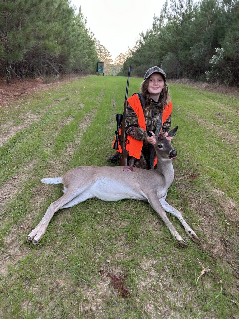 KJ's first deer