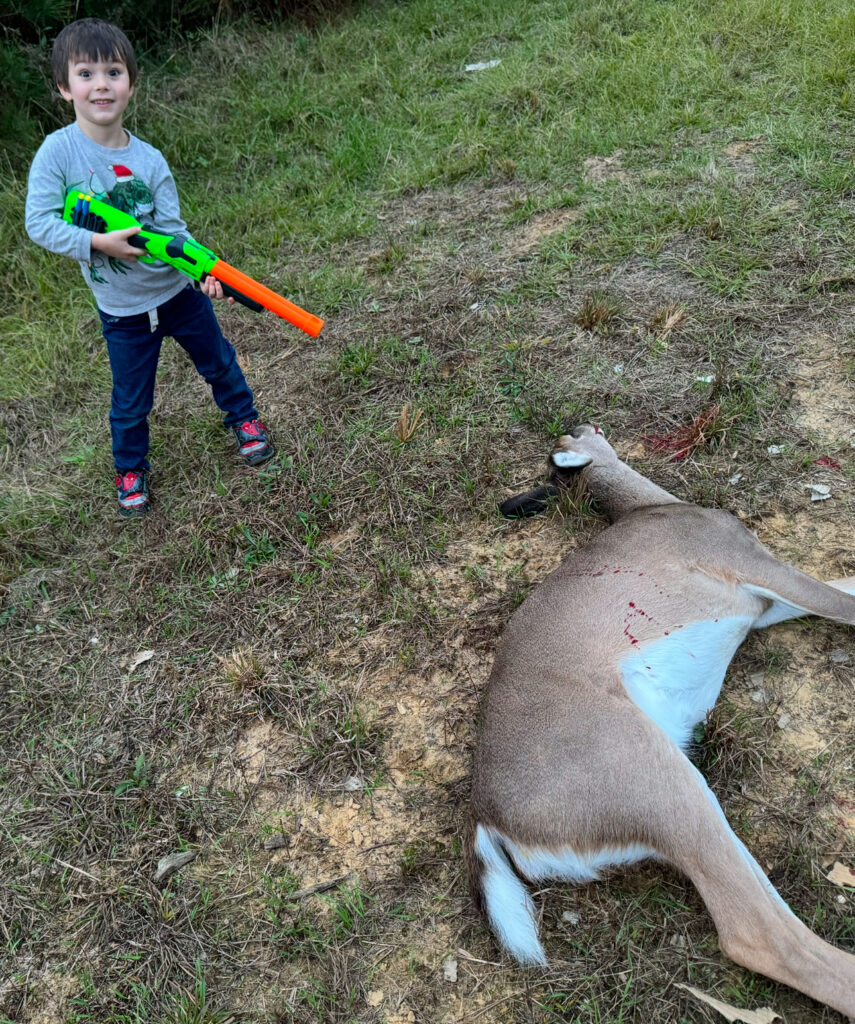 First deer hunt with grandpa